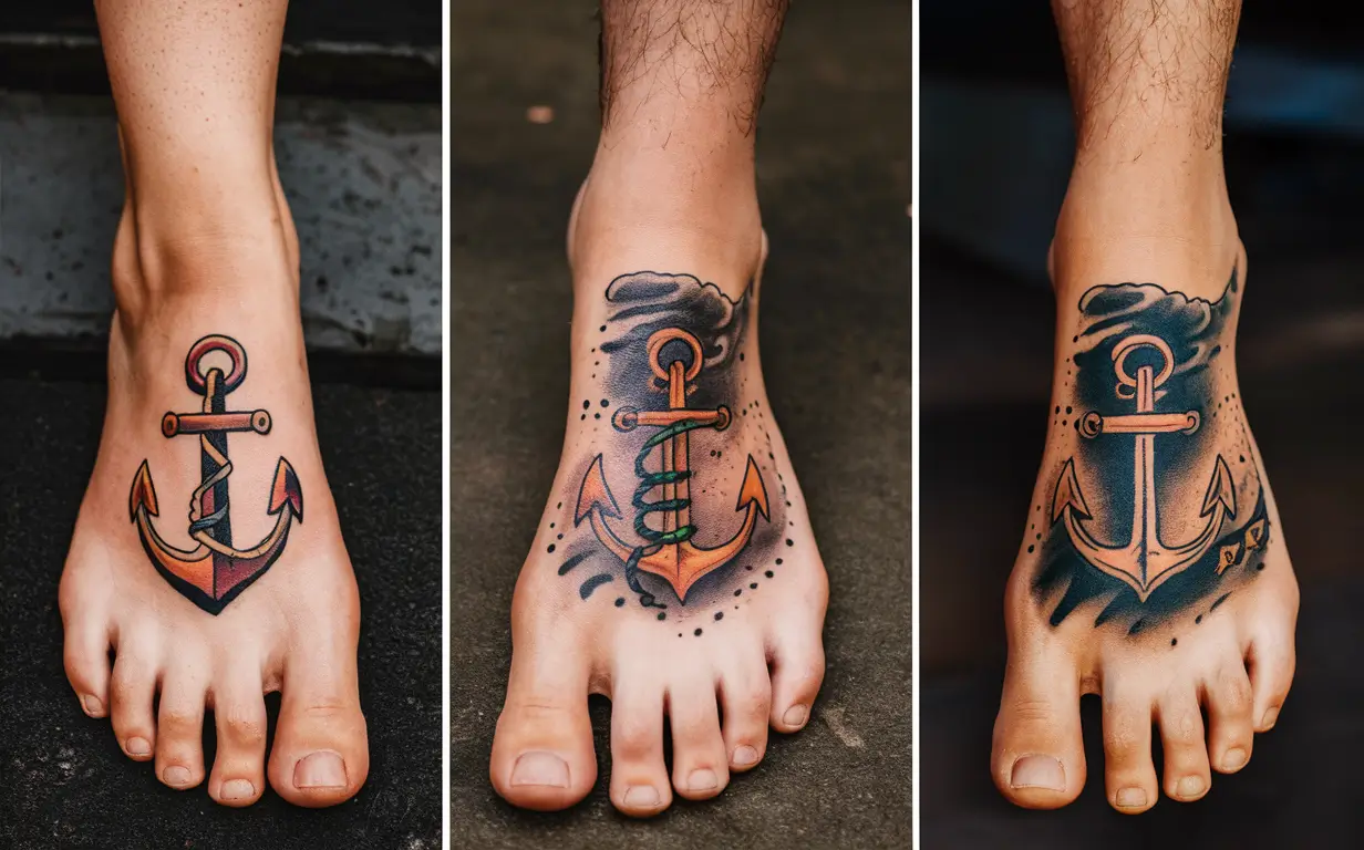 tattoo on foot men