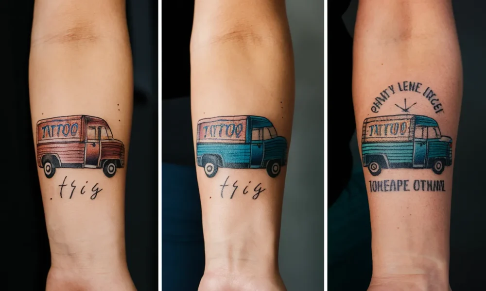 truck tattoo