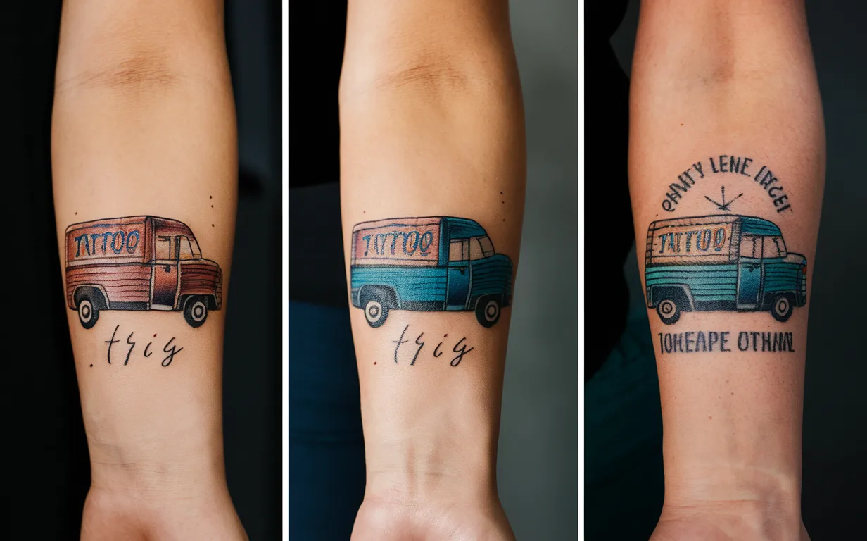 truck tattoo