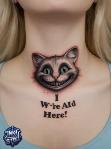 we're all mad here tattoo meaning - We're all Mad here tattoo female - we're all mad here tattoo small - we're all mad here temporary tattoo - we're all mad here cheshire cat - we're all mad here drawing