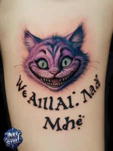 we're all mad here tattoo meaning - We're all Mad here tattoo female - we're all mad here tattoo small - we're all mad here temporary tattoo - we're all mad here cheshire cat - we're all mad here drawing