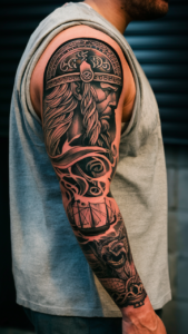 Helm of Awe tattoo meaning Helm of awe tattoos small Helm of Awe meaning Helm of Awe tattoo Sleeve Helm of Awe and Vegvisir Tattoo Helm of Awe hand tattoo