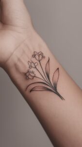 Lily of the Valley tattoo meaning Lily of the valley tattoos small Lily of the valley tattoos simple Lily of the valley tattoo fine line Lily of the Valley tattoo with name Lily of the valley tattoo black and white