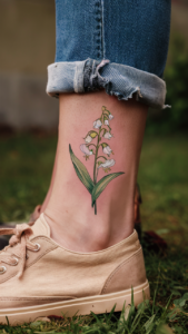 Lily of the Valley tattoo meaning Lily of the valley tattoos small Lily of the valley tattoos simple Lily of the valley tattoo fine line Lily of the Valley tattoo with name Lily of the valley tattoo black and white