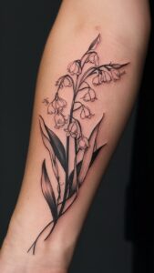 Lily of the Valley tattoo meaning Lily of the valley tattoos small Lily of the valley tattoos simple Lily of the valley tattoo fine line Lily of the Valley tattoo with name Lily of the valley tattoo black and white