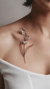 Lily of the Valley tattoo meaning Lily of the valley tattoos small Lily of the valley tattoos simple Lily of the valley tattoo fine line Lily of the Valley tattoo with name Lily of the valley tattoo black and white