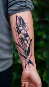 Lily of the Valley tattoo meaning Lily of the valley tattoos small Lily of the valley tattoos simple Lily of the valley tattoo fine line Lily of the Valley tattoo with name Lily of the valley tattoo black and white