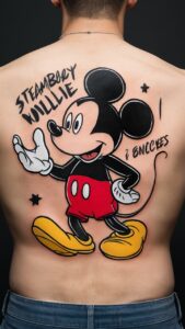 Mickey mouse tattoos small Mickey Mouse Tattoos for guys Mickey Mouse tattoo on hand Mickey mouse tattoos with names Mickey Mouse tattoo black and white Mickey Mouse Tattoo meaning