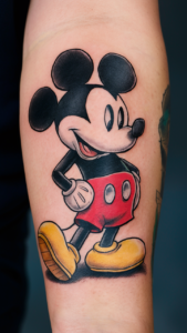 Mickey mouse tattoos small Mickey Mouse Tattoos for guys Mickey Mouse tattoo on hand Mickey mouse tattoos with names Mickey Mouse tattoo black and white Mickey Mouse Tattoo meaning