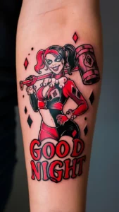 Harley Quinn tattoos for women Harley Quinn tattoos Suicide Squad Harley quinn Tattoos on Face Harley Quinn tattoo meaning Harley Quinn Tattoos arm Harley Quinn tattoos legs