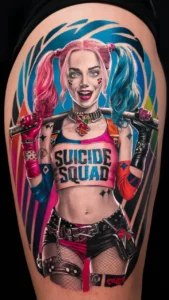 Harley Quinn tattoos for women Harley Quinn tattoos Suicide Squad Harley quinn Tattoos on Face Harley Quinn tattoo meaning Harley Quinn Tattoos arm Harley Quinn tattoos legs