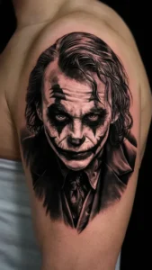 Heath Ledger Joker Tattoo Sleeve Heath Ledger Joker quotes Heath Ledger joker tattoo Stencil Heath ledger joker smile tattoo Heath Ledger tattoos meaning Heath Ledger Joker Drawing