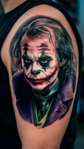 Heath Ledger Joker Tattoo Sleeve Heath Ledger Joker quotes Heath Ledger joker tattoo Stencil Heath ledger joker smile tattoo Heath Ledger tattoos meaning Heath Ledger Joker Drawing