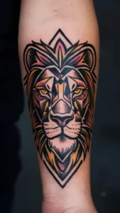 Lion forearm tattoo female Lion forearm tattoo male Lion forearm tattoos meaning Lion tattoo on arm small Lion arm tattoo female Lion Forearm Tattoo blue eyes