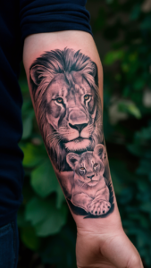 Lion forearm tattoo female Lion forearm tattoo male Lion forearm tattoos meaning Lion tattoo on arm small Lion arm tattoo female Lion Forearm Tattoo blue eyes