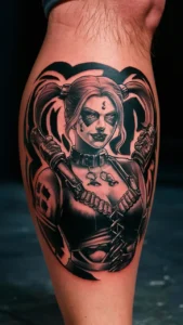 Harley Quinn tattoos for women Harley Quinn tattoos Suicide Squad Harley quinn Tattoos on Face Harley Quinn tattoo meaning Harley Quinn Tattoos arm Harley Quinn tattoos legs