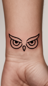 Owl eyes tattoos male Owl eyes tattoos meaning Owl Eyes Tattoo Hand Owl eyes Tattoo neck Owl eyes tattoo stencil Owl eyes tattoo simple