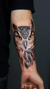 Owl eyes tattoos male Owl eyes tattoos meaning Owl Eyes Tattoo Hand Owl eyes Tattoo neck Owl eyes tattoo stencil Owl eyes tattoo simple