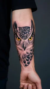 Owl eyes tattoos male Owl eyes tattoos meaning Owl Eyes Tattoo Hand Owl eyes Tattoo neck Owl eyes tattoo stencil Owl eyes tattoo simple