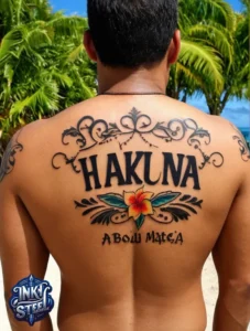 Hakuna matata tattoo meaning - Hakuna Matata tattoo female - Hakuna matata tattoo small - Hakuna matata tattoo ideas - Hakuna Matata Tattoo for guys - Hakuna Matata symbol - Hakuna Matata Tattoo font - Hakuna matata tattoo pinterest