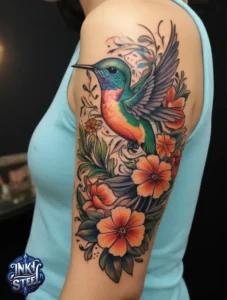 Hummingbird tattoos meaning - Hummingbird tattoos for females - Hummingbird tattoos small - Hummingbird tattoos for guys - Hummingbird tattoo with flowers - Unique hummingbird tattoos for females