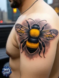 Bumble bee tattoo meaning - Bumble bee tattoo small - Bumble bee tattoo black and white - Bumble bee tattoo female - Bumble bee tattoo ideas - Bumble bee tattoo men