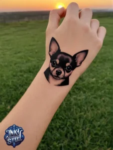 Chihuahua tattoos for females - Chihuahua tattoo small - Chihuahua tattoos for guys - Chihuahua tattoo ideas - Chihuahua tattoo meaning - Chihuahua tattoo Outline