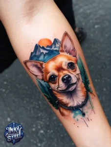 Chihuahua tattoos for females - Chihuahua tattoo small - Chihuahua tattoos for guys - Chihuahua tattoo ideas - Chihuahua tattoo meaning - Chihuahua tattoo Outline