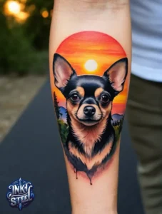 Chihuahua tattoos for females - Chihuahua tattoo small - Chihuahua tattoos for guys - Chihuahua tattoo ideas - Chihuahua tattoo meaning - Chihuahua tattoo Outline