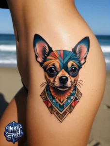 Chihuahua tattoos for females - Chihuahua tattoo small - Chihuahua tattoos for guys - Chihuahua tattoo ideas - Chihuahua tattoo meaning - Chihuahua tattoo Outline