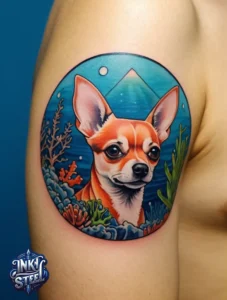 Chihuahua tattoos for females - Chihuahua tattoo small - Chihuahua tattoos for guys - Chihuahua tattoo ideas - Chihuahua tattoo meaning - Chihuahua tattoo Outline