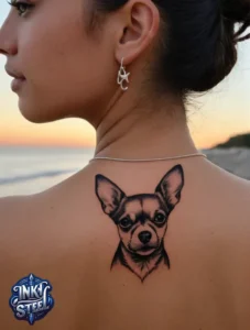 Chihuahua tattoos for females - Chihuahua tattoo small - Chihuahua tattoos for guys - Chihuahua tattoo ideas - Chihuahua tattoo meaning - Chihuahua tattoo Outline