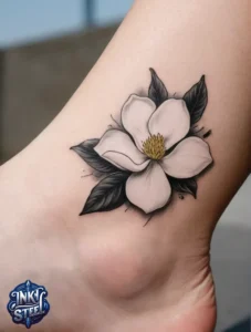 Magnolia flower tattoos small - Magnolia flower tattoos simple - Magnolia flower tattoos meaning - Magnolia flower tattoos for guys - Magnolia tattoo meaning - Magnolia tattoo ideas