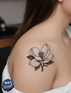 Magnolia flower tattoos small - Magnolia flower tattoos simple - Magnolia flower tattoos meaning - Magnolia flower tattoos for guys - Magnolia tattoo meaning - Magnolia tattoo ideas