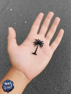 Palm tree tattoo small - Palm tree tattoos For females - Palm tree tattoo Men - Palm tree tattoo design - Palm tree tattoo minimalist - Palm tree tattoo on Hand