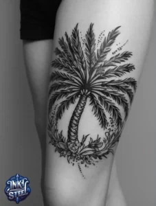 Palm tree tattoo small - Palm tree tattoos For females - Palm tree tattoo Men - Palm tree tattoo design - Palm tree tattoo minimalist - Palm tree tattoo on Hand