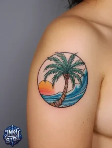 Palm tree tattoo small - Palm tree tattoos For females - Palm tree tattoo Men - Palm tree tattoo design - Palm tree tattoo minimalist - Palm tree tattoo on Hand