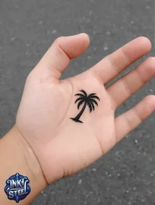 Palm tree tattoo small - Palm tree tattoos For females - Palm tree tattoo Men - Palm tree tattoo design - Palm tree tattoo minimalist - Palm tree tattoo on Hand