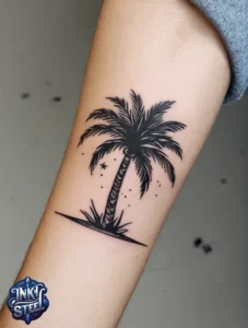 Palm tree tattoo small - Palm tree tattoos For females - Palm tree tattoo Men - Palm tree tattoo design - Palm tree tattoo minimalist - Palm tree tattoo on Hand