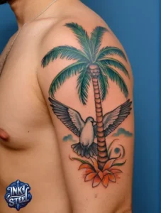 Palm tree tattoo small - Palm tree tattoos For females - Palm tree tattoo Men - Palm tree tattoo design - Palm tree tattoo minimalist - Palm tree tattoo on Hand