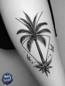 Palm tree tattoo small - Palm tree tattoos For females - Palm tree tattoo Men - Palm tree tattoo design - Palm tree tattoo minimalist - Palm tree tattoo on Hand