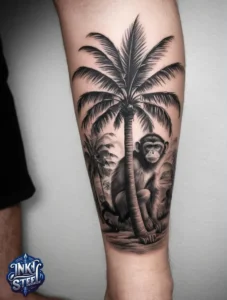 Palm tree tattoo small - Palm tree tattoos For females - Palm tree tattoo Men - Palm tree tattoo design - Palm tree tattoo minimalist - Palm tree tattoo on Hand