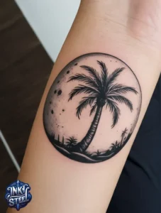 Palm tree tattoo small - Palm tree tattoos For females - Palm tree tattoo Men - Palm tree tattoo design - Palm tree tattoo minimalist - Palm tree tattoo on Hand