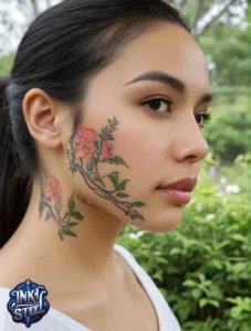 Side face tattoo men - Side face tattoos for females - Side Face Tattoo small - Side Face Tattoo by Ear - Side face tattoo ideas - Side face tattoo name