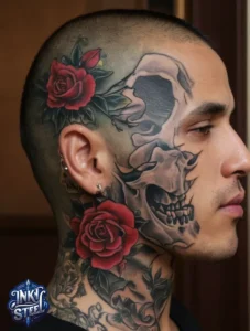 Side face tattoo men - Side face tattoos for females - Side Face Tattoo small - Side Face Tattoo by Ear - Side face tattoo ideas - Side face tattoo name