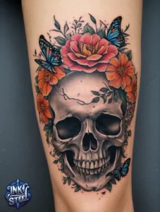 Skull tattoo meaning - Skull tattoos for men - Skull tattoo on hand - Unique skull tattoos - Skull tattoos for females - Skull tattoo ideas