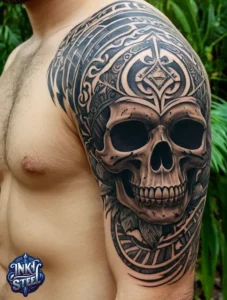 Skull tattoo meaning - Skull tattoos for men - Skull tattoo on hand - Unique skull tattoos - Skull tattoos for females - Skull tattoo ideas