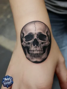 Skull tattoo meaning - Skull tattoos for men - Skull tattoo on hand - Unique skull tattoos - Skull tattoos for females - Skull tattoo ideas