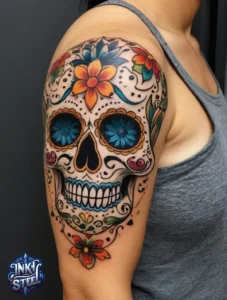 Skull tattoo meaning - Skull tattoos for men - Skull tattoo on hand - Unique skull tattoos - Skull tattoos for females - Skull tattoo ideas