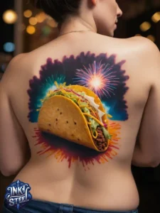 Taco tattoo designs- Taco tattoo Black and white - Taco Tattoo Ideas - Taco tattoo small - Funny Taco Tattoo - Taco tattoo cute